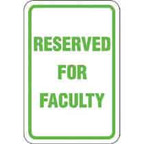 Reserved for Faculty Sign