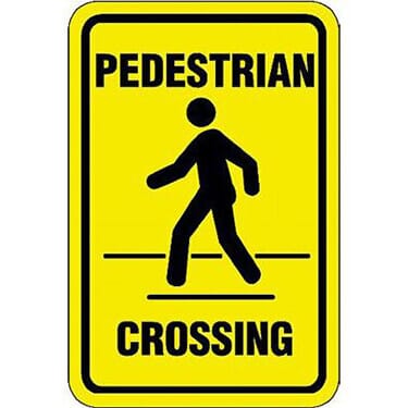 Pedestrian Crossing Sign