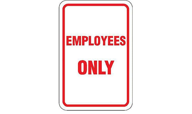 employees-only-sign-treetop-products for Free Printable Employee Only Signs Employees Only Sign - - TreeTop Products for Free Printable Employee Only Signs