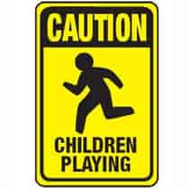 Caution Children at Play Sign