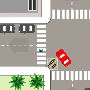 Left Turn Calming - Wedge Kit