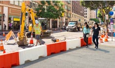 Pedestrian Traffic Barrier System
