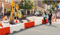 Pedestrian Traffic Barrier System