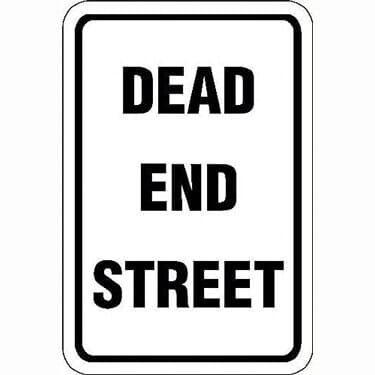 Dead End Street Sign