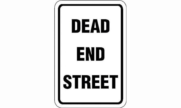 Dead End Street Sign VE2345 - - Barco Products Canada
