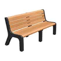 Modern Recycled Plastic Bench