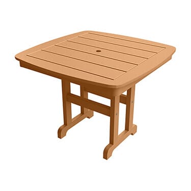 Traditional Square Dining Table