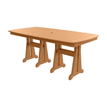 Sunburst Rectangular Dining Table