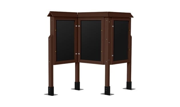 Double-Sided Zig-Zag Message Centers