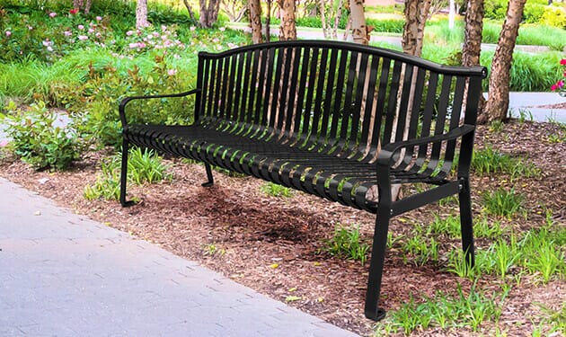 Cast iron bench back hot sale