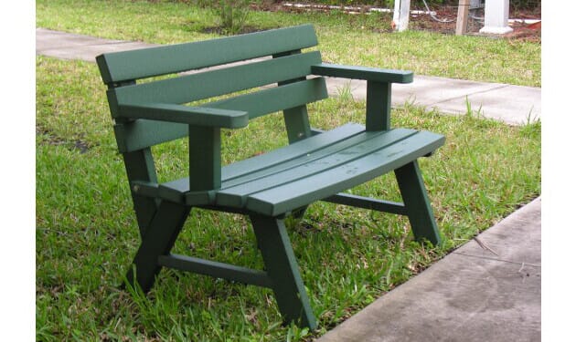 Portable discount outdoor bench