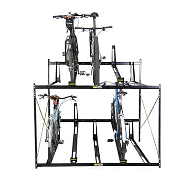 Indoor double bike discount rack