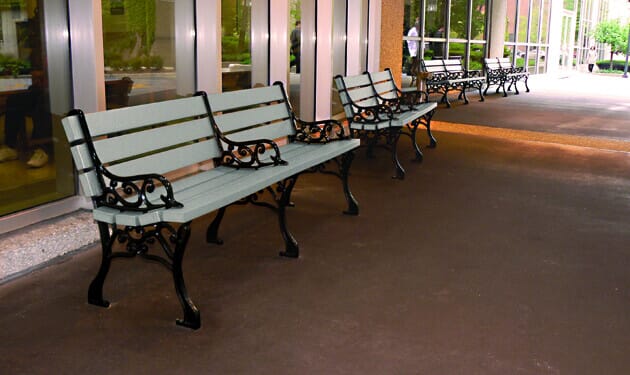 Outdoor best sale park bench