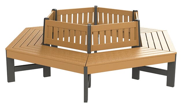 Outdoor discount tree bench