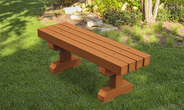 Durable outdoor bench sale