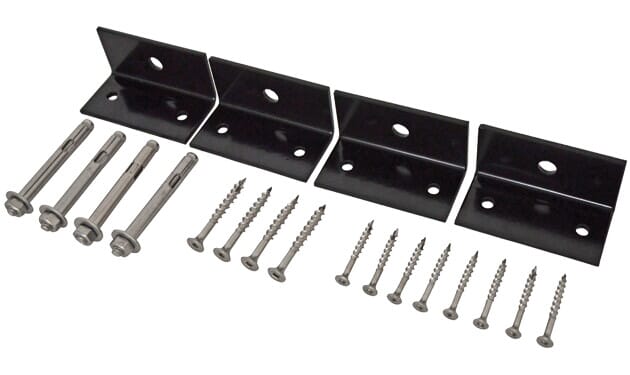 Surface Mount Kit for Benches - (4) 3” brackets