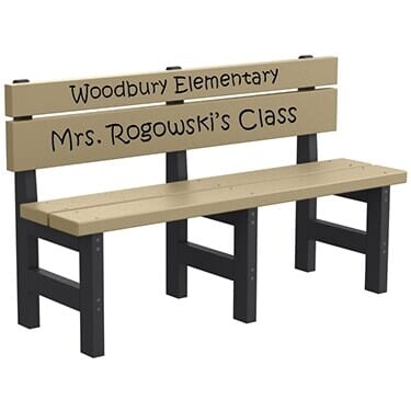 Kids' Engraved Bench