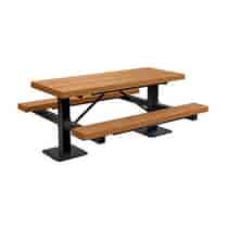 Providence Double Pedestal Picnic Table