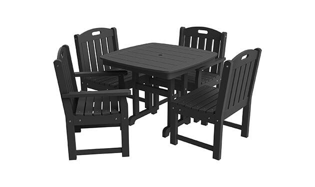 Traditional 5-Piece Patio Dining Set