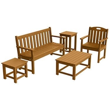 Traditional 5-Piece Full Conversation Patio Set