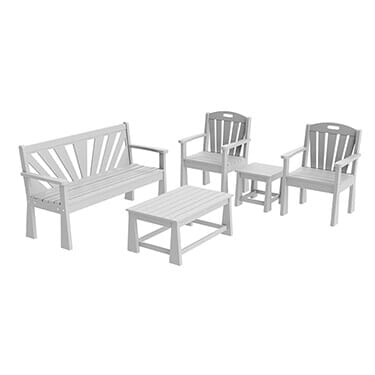 Sunburst 5-Piece Conversation Patio Set