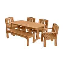 Ruby 6-Piece Large Patio Dining Set