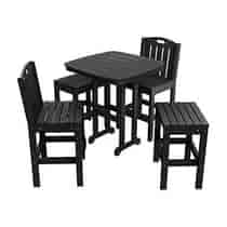 Time-Honored 5-Piece Mixed Bar Height Patio Dining Set