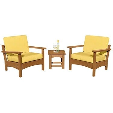 Crestmont 3-Piece Deep Seating Conversation Set