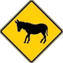 Donkey Symbol Sign