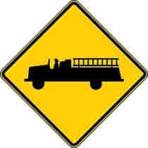 Emergency Vehicle Symbol Sign