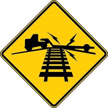 Low Ground Clearance Symbol Sign