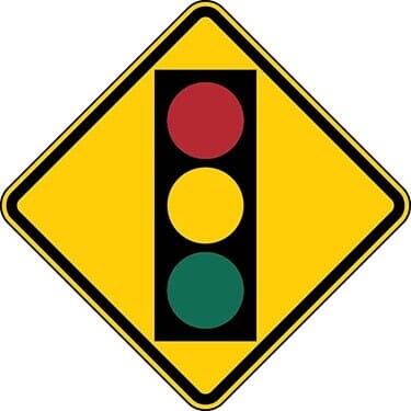 Signal Ahead Symbol Sign