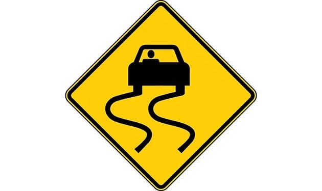 signe様 Slippery When Wet Symbol Sign SIGN-442 - - Barco Products Canada