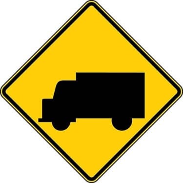 Truck Symbol Sign