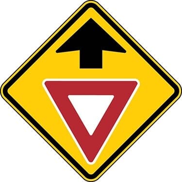 Yield Ahead Symbol Sign