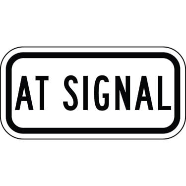 At Signal Sign