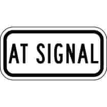 At Signal Sign