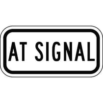At Signal Sign