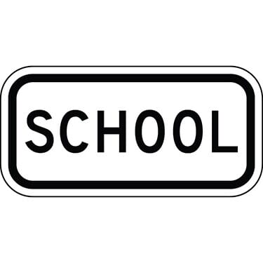 School Zone Sign