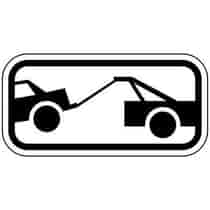 Tow Away Zone Symbol Sign