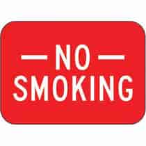No Smoking Sign - Steel