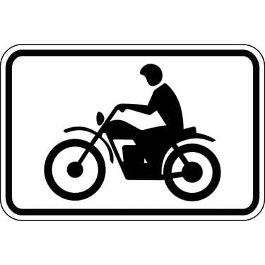 Motorcycle Symbol Sign