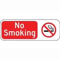 No Smoking Symbol - Steel Sign
