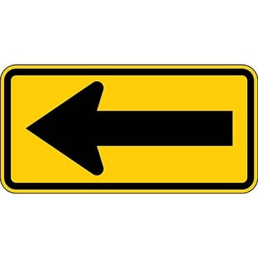 Large Arrow Sign, One Direction Sign