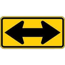 Large Arrow Sign, Two Directions Sign