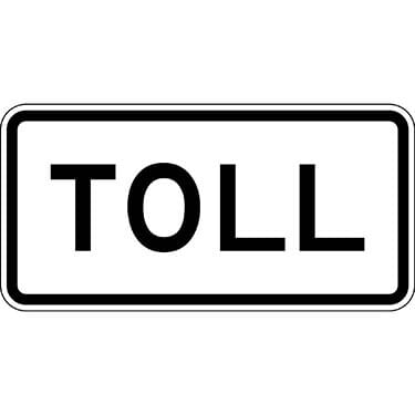 Toll Highway Sign