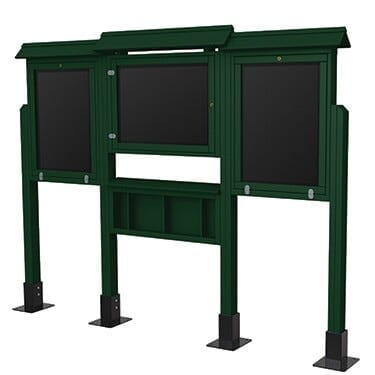 Medium 3-In-Line Message Centers