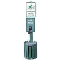 Recycled Plastic Header Bag Pet Waste Stations