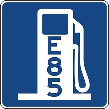 Ethanol Fuel Symbol Sign