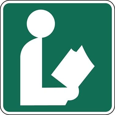 Library Symbol Sign
